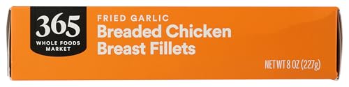 365 by Whole Foods Market Fried Garlic Breaded Chicken Fillets, 8 OZ
