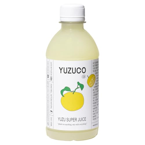 YUZUCO Yuzu super juice (13 Ounces, Pack of 1) - Award-Winning Japanese Yuzu Juice Blend with Lively Citrus Notes, Crafted Specifically for Cocktails