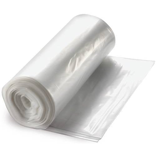 BERRY PLASTICS VLH4348-16N 50 Gallon Fit Trash Can Liner (25 Per Roll/8 Rolls Per Case), 42 x 47", Natural