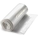 BERRY PLASTICS VLH4348-16N 50 Gallon Fit Trash Can Liner (25 Per Roll/8 Rolls Per Case), 42 x 47", Natural