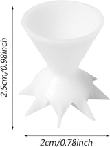 White Paint Strainer - Paint Pouring Cup, Split Cup for Paint Pouring Supplies Tools, Paint Pouring Supplies Cups Paint Pouring Strainers, Aint