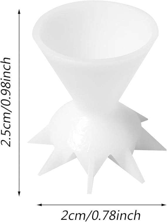 White Paint Strainer - Paint Pouring Cup, Split Cup for Paint Pouring Supplies Tools, Paint Pouring Supplies Cups Paint Pouring Strainers, Aint