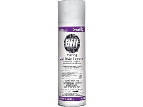 Diversey Envy Foaming Disinfectant Cleaner, Lavender Scent, 19 Oz Aerosol Spray