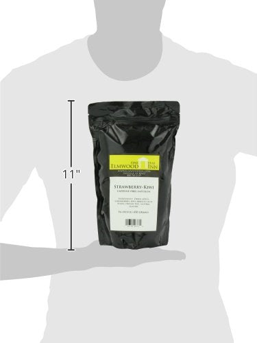 Elmwood Inn Fine Teas Strawberry Kiwi Caffein-free Fruit Infusion, 16-Ounce Pouches