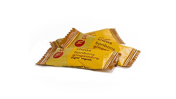 Yupik Ginger Chews, Candy, 2.2 lb (35.2 oz), Gluten-Free, Individually Wrapped Candies, Soft & Chewy Bites, Made with Real Ginger, Sweet & Spicy