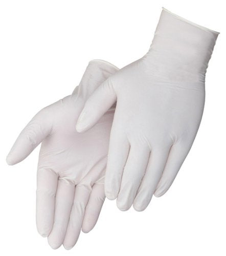 Liberty T2800W Latex Industrial Glove, Powdered, Disposable, Large (Box of 100)