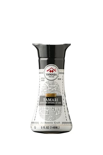 Yamasa, Organic Tamari Artisanal Gluten-Free Soy Sauce, Kosher and Non-GMO, 5-oz
