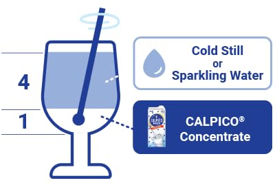 CALPICO Concentrate - Smooth & Refreshing Japanese Citrus Drink, Sweet and Tangy, No Artificial Color or Preservative, Non-Carbonated, Lactic Acid