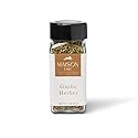 Roasted & Black Garlic Herbs Mix - Salt-Free with Rosemary - for Artisan French Bread, Pita, and Naan | Savory Compound Butter & Olive Oil Dip |