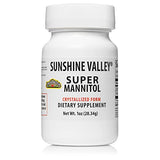 Sunshine Valley® Crystalized Mannitol 1 oz - Natural Sugar Substitute - Free Flow Pour - Dietary Supplement