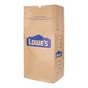 Lowe's 30 Gallon Heavy Duty Brown Paper Lawn and Refuse Bags for Home and Garden (10 Count), Large (LOWESLL)