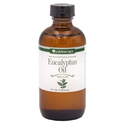 LorAnn Eucalyptus Oil (100% Pure Food Grade Essential Oil), 4 ounce bottle
