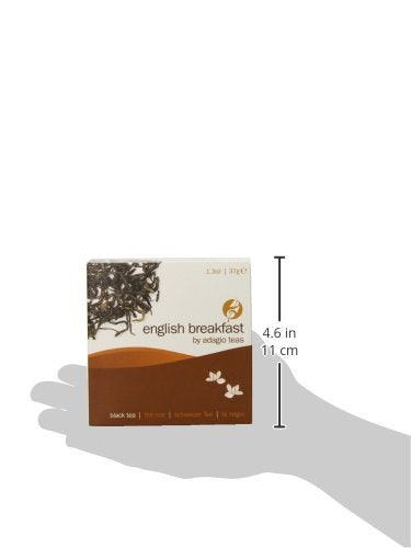 Adagio Teas Gourmet Tea Bags, English Breakfast, 15 Count