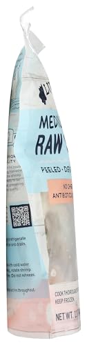 Lukes Lobster Raw Peeled & Deveined Tail Off Shrimp 51-60 Count, 12 OZ