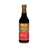 Lee Kum Kee Premuim Soy Sauce (16.9 oz - 1 Pack), No Added Preservatives, Rich Umami Flavor, All-Purpose Seasoning, Perfect for Marinades, Stir-Fry