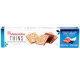 El Almendro Nougat Sheets Almond Turrón Thins, Thin Crunchy Almond Candy, 48 Individually Wrapped Pieces, 4 Assorted Flavors (Coconut & Milk