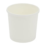 Juvale Disposable Soup & Ice Cream Containers with Lids - 12 oz White Paper, 50 Count - Disposable Bowls for Hot Soup & Ice Cream Cups with Lids