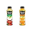 LUV BOX - Variety Minute Maid Juice Pack 12oz Plastic Bottle, 20ct.,100% Juice Apple,100% Juice Orange.