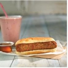 Jimmy Dean Fully Cooked Maple Breakfast Sausage Sandwich Link, 6 inch -- 6 per case.