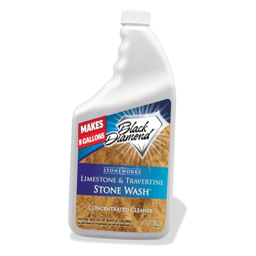 Black Diamond Stoneworks Limestone and Travertine Floor Cleaner: Natural Stone, Marble, Slate, Polished Concrete, honed or tumbled surfaces