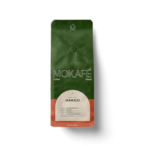 Harazi Coffee - Ancient Typica Whole Beans & Ground Coffee From Yemen - Roasted At The Source (Coarse, 380 Grams)