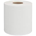 AmazonCommercial 2-Ply Soft, Absorbent Centerpull Paper Towels Compatible with Universal Dispensers, FSC Certified, 7.6 x 9 in, 6 Rolls, 600 Towels