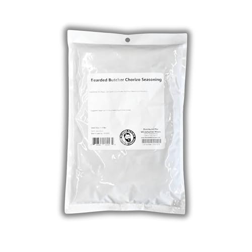 Bearded Butchers Chorizo Seasoning, 17.5oz - For Up to 25 lbs of Meat - Mild Chili Pepper, Garlic, and Spices for Chorizo Sausage, Bratwurst, Tacos