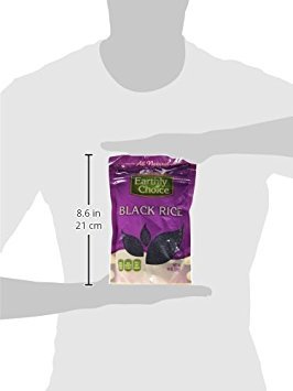 Nature's Earthly Choice All Natural Black Rice 14 Ounce (Pack of 2)
