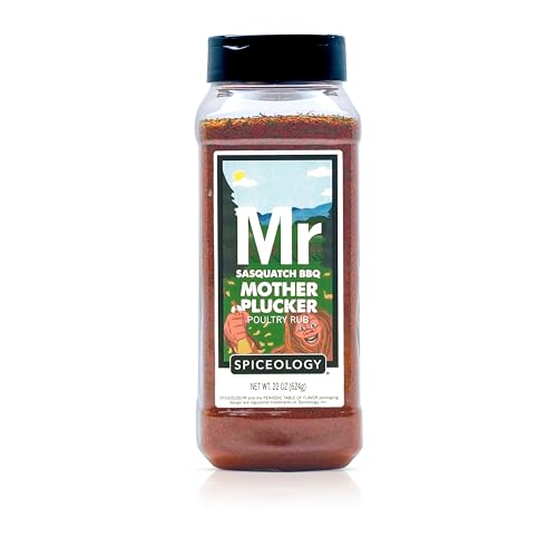 Spiceology - Sasquatch BBQ Mother Plucker - Poultry Seasoning - Use On: Chicken, Duck, Veggies, Wings, and Eggs - Sweet & Savory Barbeque Rubs, Spices