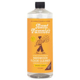 Aunt Fannie's Ultra Concentrated Hardwood Floor Cleaner, Vinegar-Free Plant Based Hardwood Floor Cleaner for Mopping, Bright Lemon Scent, 32 oz. (Pack