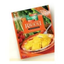 Seviroli Foods Medium Square Cheese Ravioli Pasta, 5 Pound -- 2 per case.