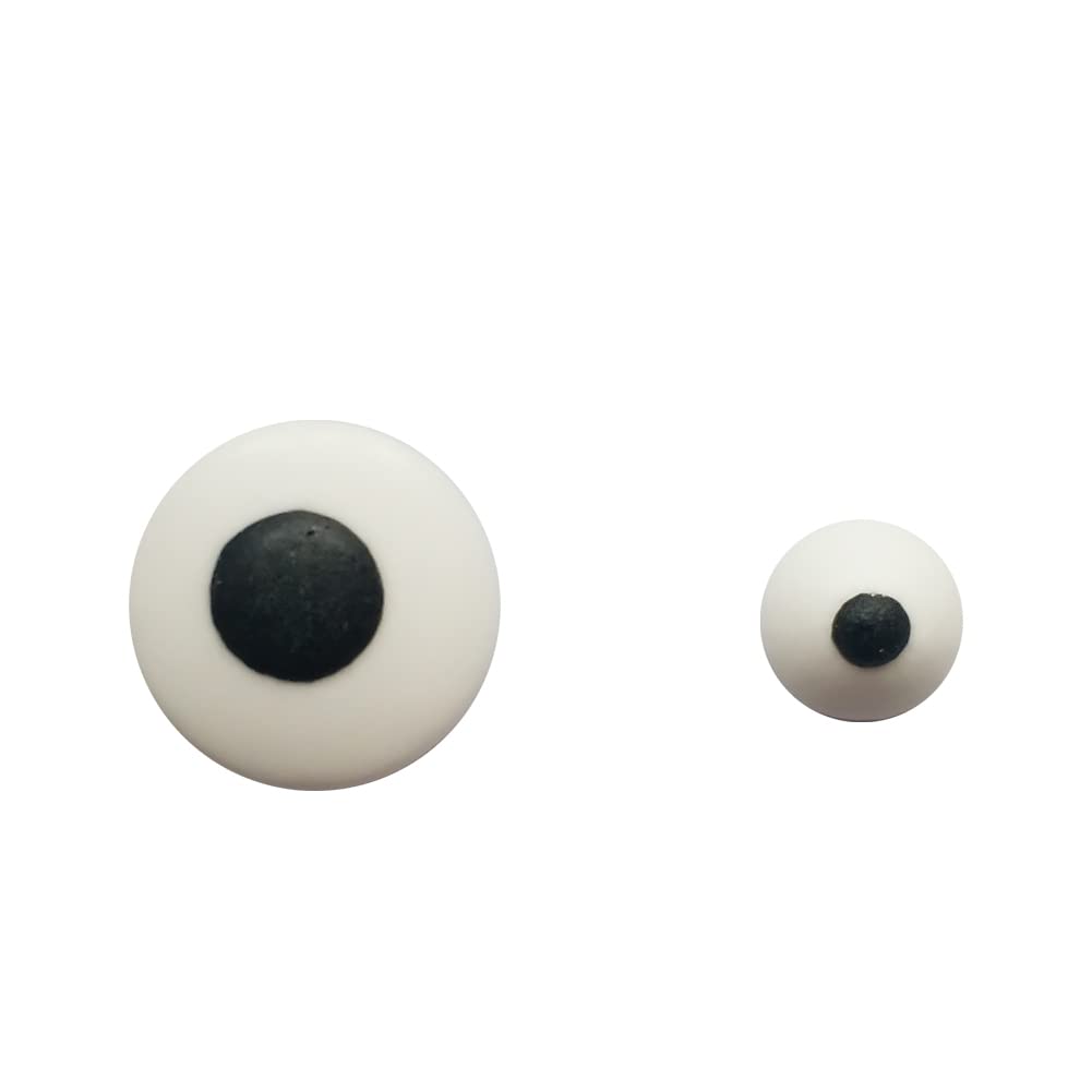 2 Bottles Candy Eyeballs Eyes Cake Cupcake Toppers Cookie Decorations,Two Size Mixed, Edible Dessert Sprinkles for Halloween Christmas Cake Cupcakes
