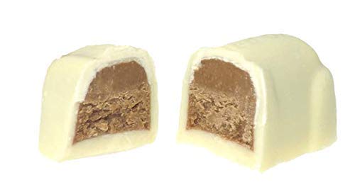 Cote d'Or - White Bouchees - 24 g x 8 pieces - Belgian Milk Chocolate - Chocolate nut bars - perfect snack - Individually wrapped bar chocolate
