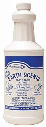 Quest Specialty Super Bugz ENZYMES for Grease Trap & Sewer - Controls Foul Odors & Breaks Down Grease, Paper, Fat & Oil in Sewer Lines, Septic Tanks