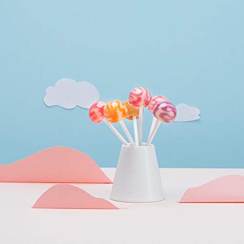 Strawberry Lollipop 200g (Pack of 20) Suckers 7.05oz. Strawberry Suckers Kids Milk Lollipop