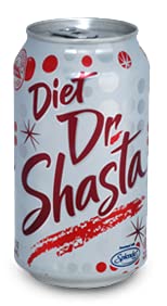 Shasta Diet Dr Shasta Soda, 12-Ounce Cans (Pack of 24)