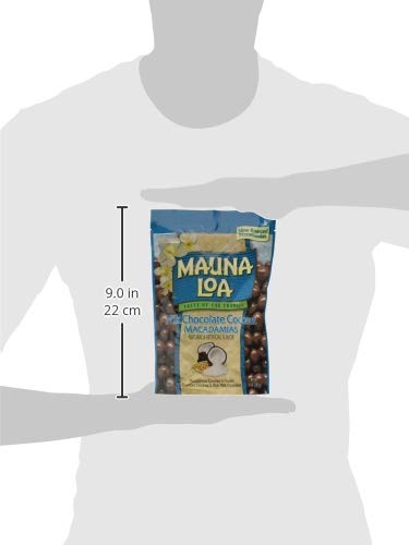Mauna Loa Premium Hawaiian Roasted Macadamia Nuts, Milk Chocolate Coconut Flavor, 10 Oz Bag (Pack of 1)