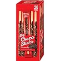 Nicos big choco sticks crunchy 20ct -Holiday snack for kids & adults/enjoy in any special ocassion: party, xmas gift, lunch, school and more