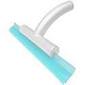 Clerét iDO Aqua Squeegee- Beautiful Translucent Aqua Dual Edged Wiping Blades Proudly Made in USA