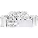 Aluf Plastics High Density Trash Bags, 16 Gallon, 1000 Count, 8 Micron (eq), 24" x 33", Clear, for Bathroom, Office, Industrial, Commercial