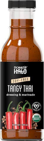 Ocean's Halo Tangy Thai Dressing & Marinade - Organic, Vegan, Soy-free (2 Pack)