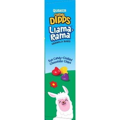 Quaker Chewy Dipps Llama Rama Granola Bars - 6ct (Pack of 2)