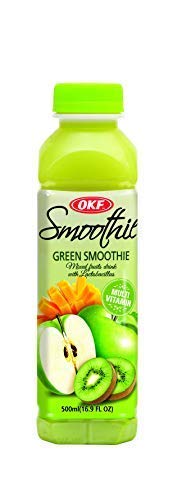 OKF Smoothie, Multi Vitamin Premium New Drink, 16.9 Fluid Ounce (Green Smoothie, 12 Pack)
