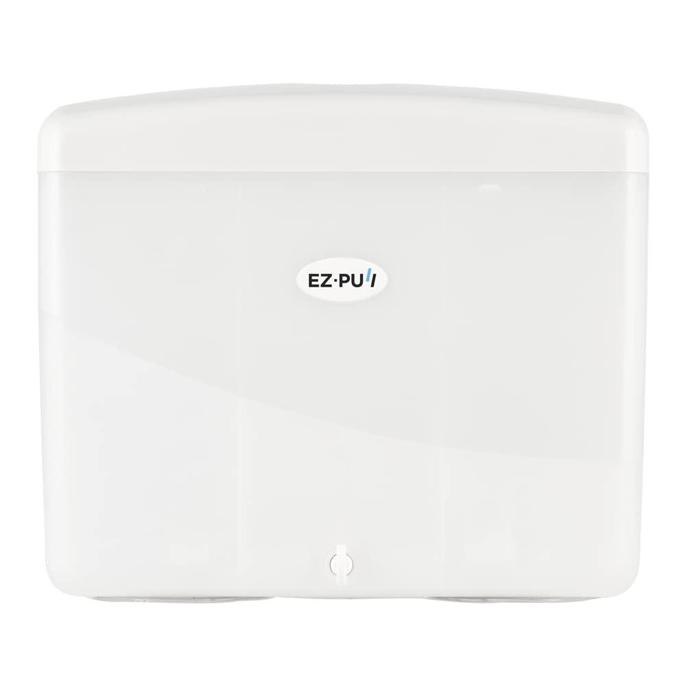 EZ-Pull Countertop MULTIFOLD Paper Towel Dispenser for Kitchen/Bathroom/Office/RV/Airbnb, White 4500-EZ