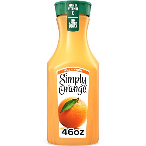 SIMPLY ORANGE JUICE - PULP FREE, 46oz