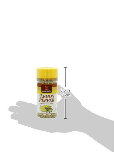 Lawry's Lemon Pepper, 4.5-Ounce Bottle (Pack of 12)