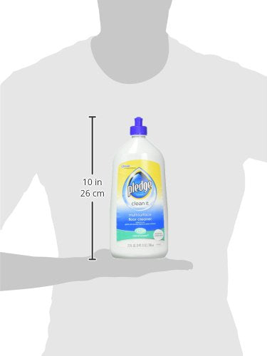 Pledge Multisurface Floor Cleaner - Rainshower Scent - Net Wt. 27 Fluid Ounces (798 Milliliters) Per Bottle - Pack of 2 Bottles
