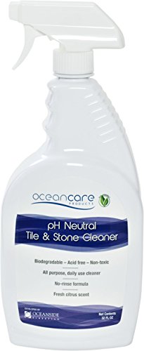 OCEANCARE Products pH Neutral Tile & Stone Cleaner - Quart Trigger Spray Ready to Use