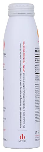 Uptime Original Citrus Energy Drink, with Other Natural Flavors, Natural Caffeine, Sugar Free, Vegan, Gluten Free & Non-GMO, 12 Fluid Ounce (Pack