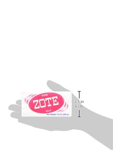 Zote Soap Pink Bar, 14 Ounce, Light & Fresh Scent, Laundry Detergent